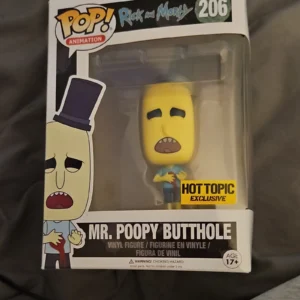 mr. poopybutthole funko pop #206 hot topic exclusive